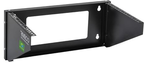 RIVECO 6U Wandhalterung für Netzwerk, verstärkte schwere Last, 29,9–45,9 kg, kleine Server-Racks, vertikale und horizontale Montage für 48,3 cm (19 Zoll) IT- und Studio-Ausrüstung.