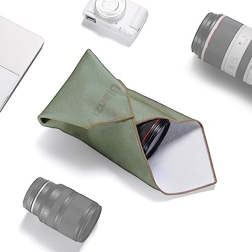 ULANZI Paño Protección para Cámara, 35 * 35cm Paño Protector, Bolsas y Fundas para Cámaras Anticolisión/Antigolpes/Antifricción, Protective Wrap para Cámara, Objetivo