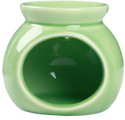 Elegante Bruciatore di Oli Essenziali per Ambienti Rilassanti, Verde