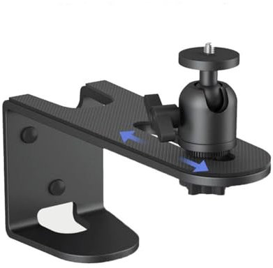 Mini Projector Suspension Bracket Wall Mount Inverted Rack Tray 360 Degree Rotating Hanger Mounting 1/4 Screw, Adjustable Projector Wall Mount Universal Bracket Set for Projectors
