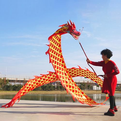 Dragons Poi en spirale en plein air pour débutants - 50 cm, 66 cm, 10 m
