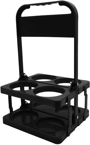 Supporto per cesto di birra - Organizer per portabottiglie riutilizzabile, 4 slot | Pieghevole bottiglia di latte pieghevole per fitness, ciclismo all'aperto, display in h