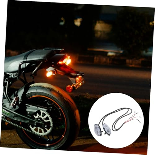 IMIKEYA 2piezas Luces De Señal De Led Para Motocicleta Lámpara Indicadora De Repuesto Luces De Intermitente Led De Motocicleta Intermitentes Para Uso Carretera