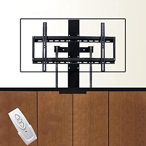 GHHVFEC Mecanismo de elevación de TV motorizado Soporte eléctrico de Altura Ajustable para televisores de 37 a 75 Longitud de Recorrido de 80 cm Admite hasta 600x400 Sistema de elevación