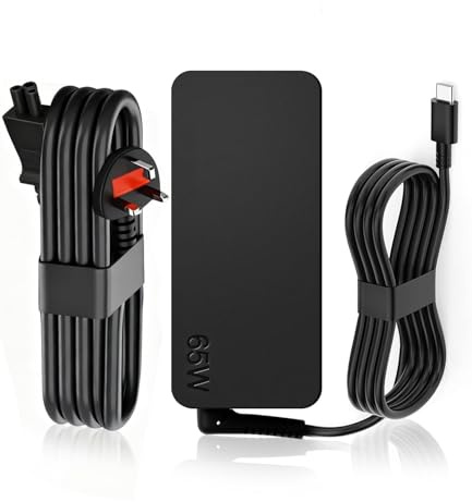 Cluvox 65W 45W USB C Power Adapter Compatible with Lenovo USB C Power Supply Charger,for ThinkPad x1Carbon T14T15 T480 T480s 590 X380 E14 E480 E580 Yoga Chromebook and Others Type C Charger