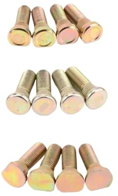 4-teiliges M10 x 1,25-Radbolzen-Set – Spline-Schrauben und Muttern aus Stahl der Güteklasse 10,9, passend for ATV/UTV/Quad-Bike/Dune Buggy-Zubehör(C)