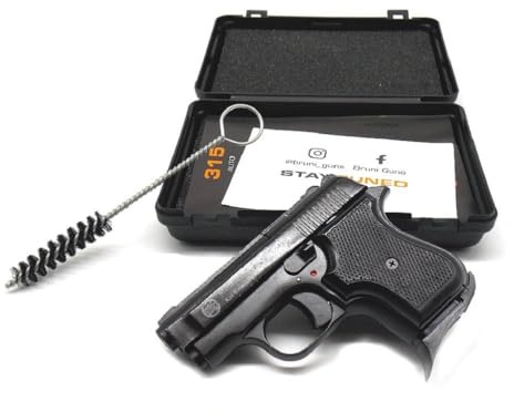 Pistola Bruni a salve 315 auto nera calibro 8 mm