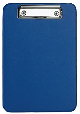 Klemmbrett DIN A5 Schreibplatte Clipboard (1 Stück | A5, blau)