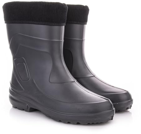 LEMIGO Jessy leichte Damen EVA Gummistiefel (Carbone, 38 EU)