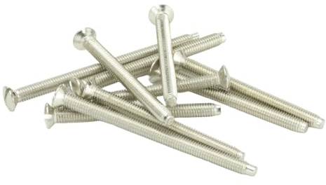 M3.5 (3.5mm x 40mm) Slotted Raised Countersunk Electrical Socket Screws (Pack of 10)