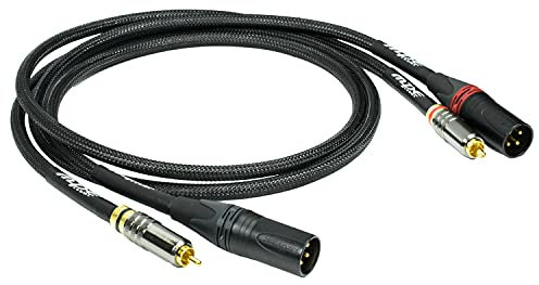 MPE AUDIO HS112NRX (coppia) cavo XLR RCA HI-FI Professionale Neutrik High-End MADE IN ITALY (1,5mt)