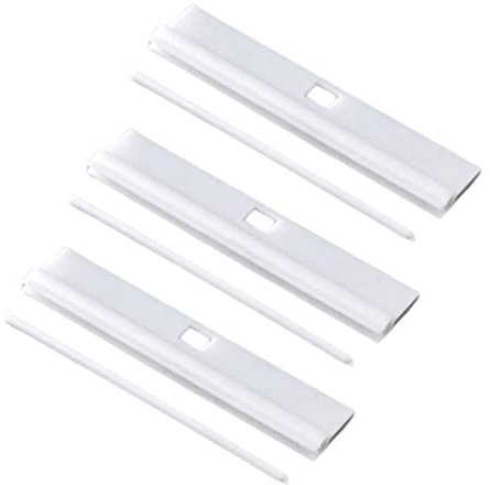 Vertikale Jalousien-Aufhänger, 127 mm, Weiß, Ersatz-Lamellen-Clips, verstellbares DIY-Jalousien-Zubehör, 20 Stück