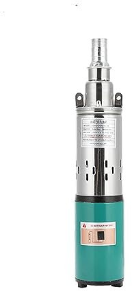 HEXEH water pump submersible 9m Wire Lift=30m-45m 20L/min 12V 24V Solar Water Pump Deep Well Pump Screw Submersible Pump Irrigation Garden Home Agricultural (Size : 12V 30m 180W)