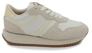Tommy Jeans Women's Tjw Eva Runner Light En0En02741 Low Top, Yellow (Yellow Dahlia), 4 UK