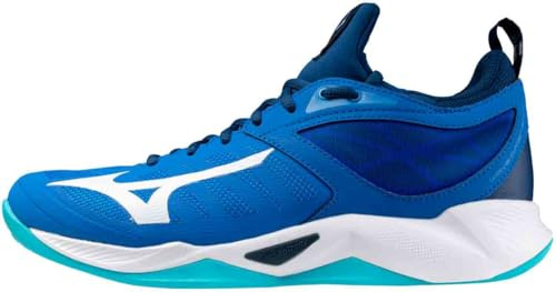 Mizuno Wave Dimension volleybollskor män V1GA224076 Mugen blå/vit/Estate blå, Mugen Blue White Estate Blue, 46.5 EU