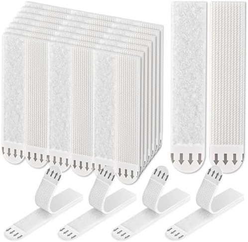 22 Pairs(44 Strips) Heavy Duty Picture Hanging Strips, No Nails, 92*19mm | Picture Canvas Hanger Stickers, Damage Free Adhesive Mounting Strips for Pictures and Photos Frame Hanging