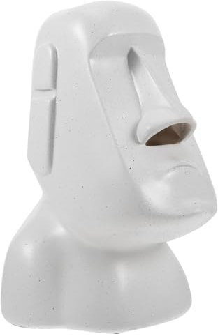 CANIGHT Innovativer Taschentuchbox- Moai-Statue-Design Kunstharz Papierhandtuchbox Für Zuhause Und Büro