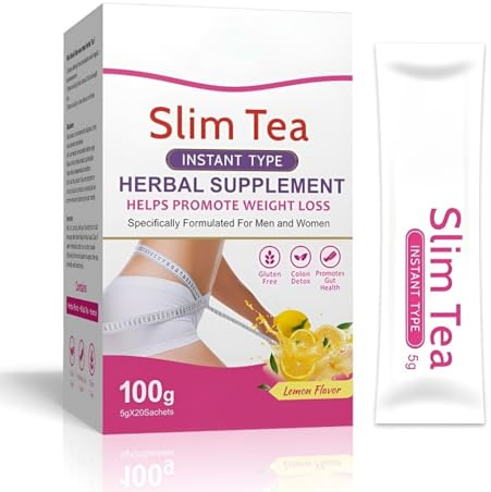 Instant-Detox-Tee Zur Gewichtsunterstützung – 5 G X 20 Beutel, Unterstützt Die Verdauung Und Fettverbrennung, Einfach Aufzubrühen(1PCS)