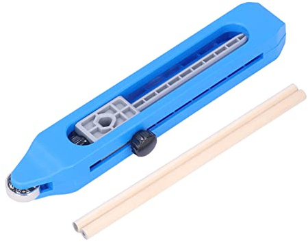 Strumento di scriba con calibro contorno durevole profilo ABS duplicatore blu per la lavorazione del legno