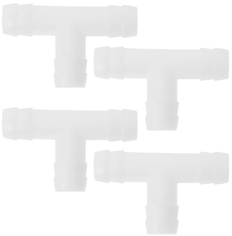 TOYANDONA Conector 4piezas del Manguera Drenaje de Aire Acondicionado | Plástico Blanco, Pieza de Repuesto Resistente Intemperie Deformación, para Hotel y Oficina