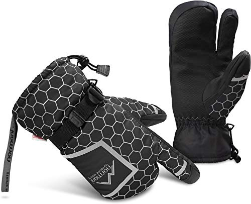normani Thermo Winterhandschuhe warm gefüttert wasserdicht Winddicht atmungsaktiv Unisex Skihandschuhe mit ComforMax Füllung