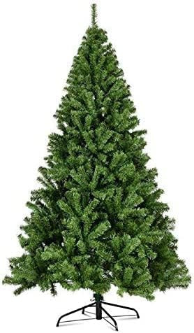 5FT/1.5M Artificial Christmas Tree Xmas Realistic Green Natural Branches with Solid Metal Legs 450 Tips