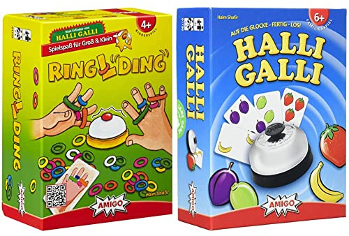 AMIGO 01735 - Ringlding, 4 Jahre+ & Spiel + Freizeit 1700 Halli Galli. Auf die Glocke fertiglos