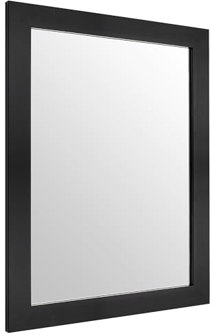 Ruomeng Wall Mirror Rectangle Decorative Mirror 12 x 16 for Entryway, Bedroom, Living Room, Black