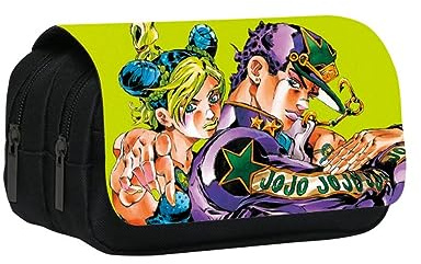 MayDee Trousse à Crayons Bizarre Adventure JoJo, Étui à Crayons JoJo Anime pour Les élèves du Primaire Et du Secondaire, Cadeau De Rentrée Scolaire (D)