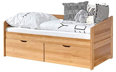 TiCAA Sofabett Mini Micki 80x160 Buche Natur