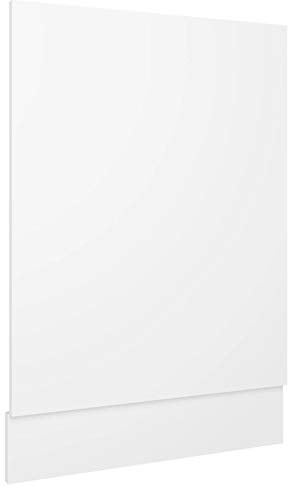 Gecheer Tapa para lavavajillas con rodapié, panel frontal para lavavajillas, 45 x 3 x 67 cm (ancho x profundidad x alto), material de madera, color blanco