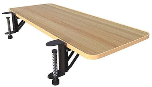IkErna Foldable Desk Extender Regale - Klemmscheibe -Tastaturplattformen, Desk Zubehör Und Arbeitsbereicher Organisatoren/K-Grey/68 * 24Cm