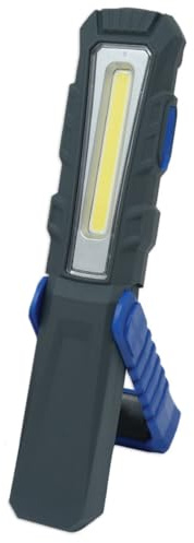 LED-Arbeitsleuchte mit Ständer und Magnetfuß, flexibel, tragbar, für Garage, Werkstatt und Heimwerker, magnetische Halterung und verstellbarer Ständer für freihändige Beleuchtung, 152 mm x 30 mm x 21