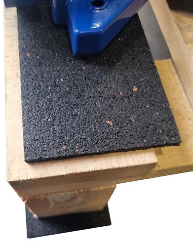 diconfa Ladungssicherung Antirutschmatte Gummipads VDI-2700 200x100mm - 3 bis 10mm dick - 1 bis 300 Stück - 6mm, 4 Stück - LKW Anhänger Ladefläche Palette aus Gummigranulat Bauten-schutzmatte