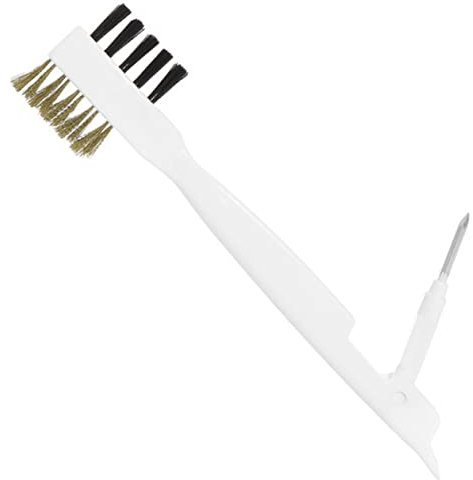 BEBEMOKO Wire Brush Gas Stove Cleaner Stove Cleaning Brush Scrubber for Kitchen for Removing Grease and Dirt Cleaning