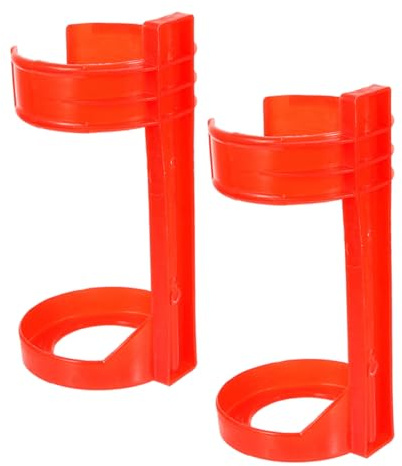 Warmhm 2pezzi Supporto per Estintore da Estintore da Parete Espositore in Plastica per Estintori Supporto per Ufficio e Scuola