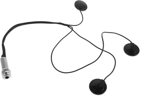 Harpen Tonabnehmer Piezo Wandler für Violine und Harfe mit Buzzer | Schwarz, Robuste Signalübertragung, Vielseitig Einsetzbar, Einfache Montage, für Unterricht und Auftritte