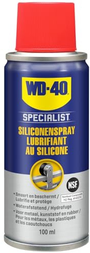 WD-40 Spezialist Silikonspray - 100ml - Schmiermittel - Ausgezeichnete Schmierung - Schützt Kunststoffe und Gummis - Hinterlässt keine Rückstände