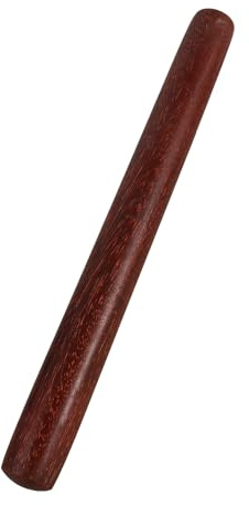 DECORNIJIA Bastón de Tai Chi de Madera Roja de 33 CM Palo de Kung Fu Resistente al Desgaste Regla Portátil para Entrenamiento y Ejercicio Casa Accesorio para Adultos y Práctica Diaria
