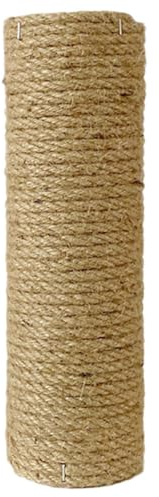 Toyvian Tiragraffi per Gatti in Legno Corda di Iuta Sicura e Resistente, Accessorio per Albero e Mobili, per Gioco la Protezione