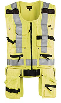 High Vis Tool Vest Yellow, XL, yellow