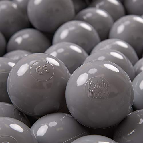 KiddyMoon Kinder Bälle Für Bällebad Baby Einfarbige Plastikbälle ∅7Cm Made In EU