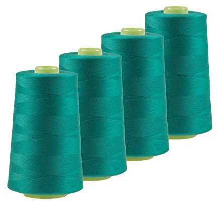 4 x 4572m Qualitäts Overlock-Garn Oeko-Tex Overlock-Nähgarn Farben 581 bis 620