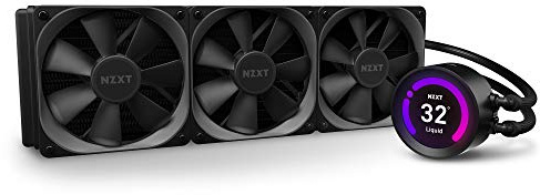 NZXT Kraken Z73 360 mm - RL-KRZ73-01 - AIO RGB-CPU-Wasserkühlung - Anpassbares 2,36” LCD-Display - Neueste Pumpengeneration - RGB-Anschluss - Aer P 120mm Lüfter (3 im Lieferumfang enthalten)