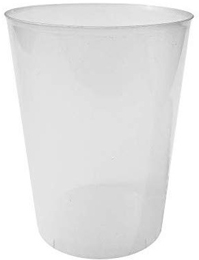 TELEVASO 200 uds. - Vaso Sidra 600 ml Reutilizable - Polipropileno (PP) - Color traslúcido - Vaso ecológico libre de BPA