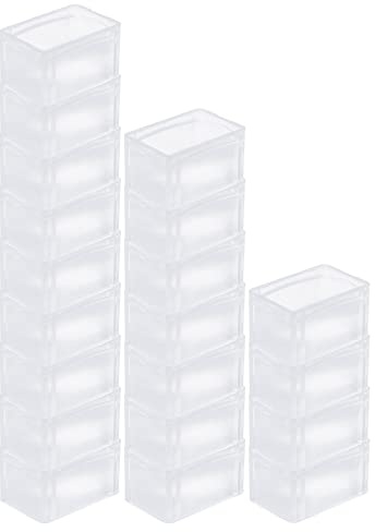 PROREGAL SuperSparSet 20x Transparenter Eurobehälter BasicLine mit geschlossenem Griff | HxBxT 17x20x30cm | 7,2 Liter | Eurobox, Transportbox, Transportbehälter, Stapelbehälter