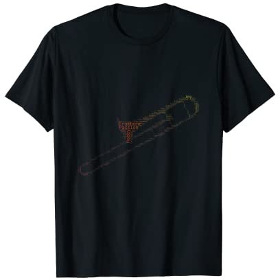 Jazz Posaune Damen Posaune Posaunisten Herren T-Shirt