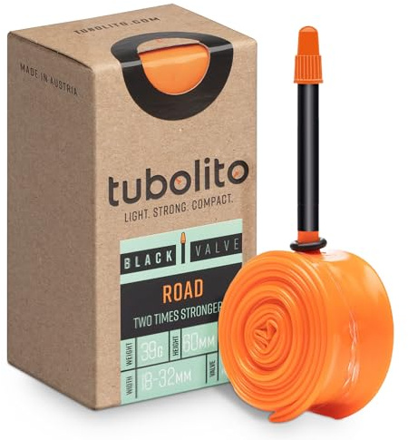 Tubolito Road 700C x 18-32mm Tube | Light, Strong & Compact | Rim & Disc Brake Compatibility | 2X Puncture Protection