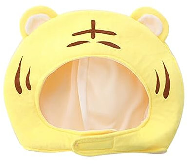 Lustige Tiermütze Warm Damen Niedlich lustig Tiger Plüsch Hut Halloween Tiger Plüsch Tier Ohr Hut Mütze Tier Cosplay Geburtstag Party,Weihnachten Geburtstag Geschenk für Festival Mädchen Erwachsene
