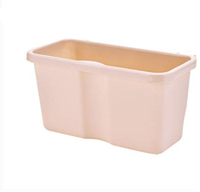 CNBYDK Botes de Basura Cocina y Baño Montado en la Pared Bote de Basura Grande Rectangular Delgado/Tubo de Almacenamiento, Papelera, Contenedor de Basura/Verde/14 * 15,3